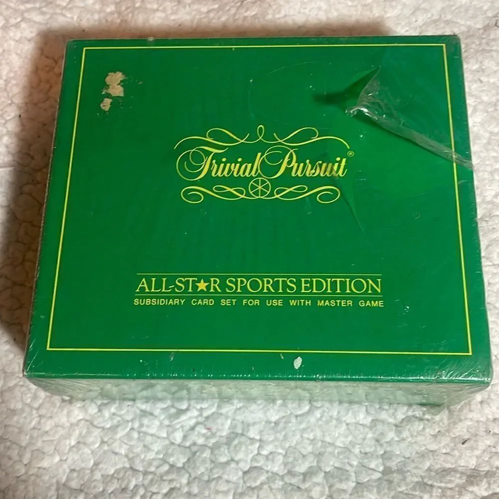 NEW trivial pursuit All-Star sports edition vintage 1981